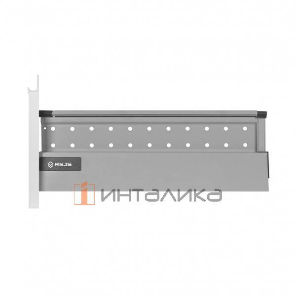 Комплект боковых перфорированных надставок Rejs Comfort Box, H164, NL450, серый
 – 2