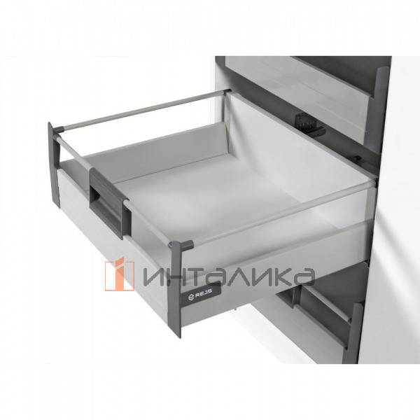 Крепление передней стенки внутреннего ящика Rejs Comfort Box, под круглый релинг, H204, белый – 2