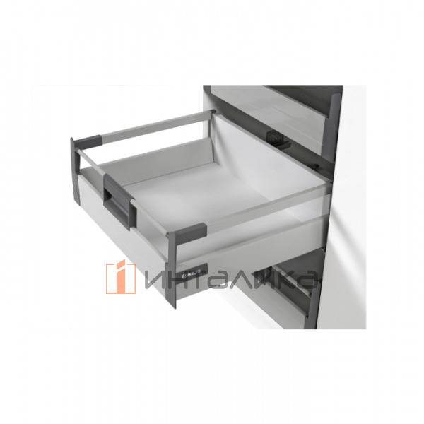 Крепление передней стенки внутреннего ящика Rejs Comfort Box, под прямоугольный релинг, H164, серый – 1