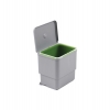 Превью Система мусорных ведер Rejs Sesamo в корпус 450, ведро 1х16 л, пластик, серый – 1