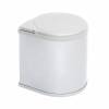 Превью Мусорное ведро Rejs Automat 270 в корпус 450, ведро 1х13 л, пластик, белый – 1