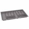 Превью Пластиковый лоток для столовых приборов Rejs Uni в корпус 900, 830х430х45, серый – 1