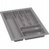 Превью Пластиковый лоток для столовых приборов Rejs Pro в корпус 400, 330х490х45, серый – 1