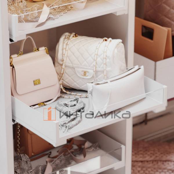 Внутренний ящик Rejs Maxima Puro в корпус 900, H80, NL480, G40, белый матовый/прозрачный – 4