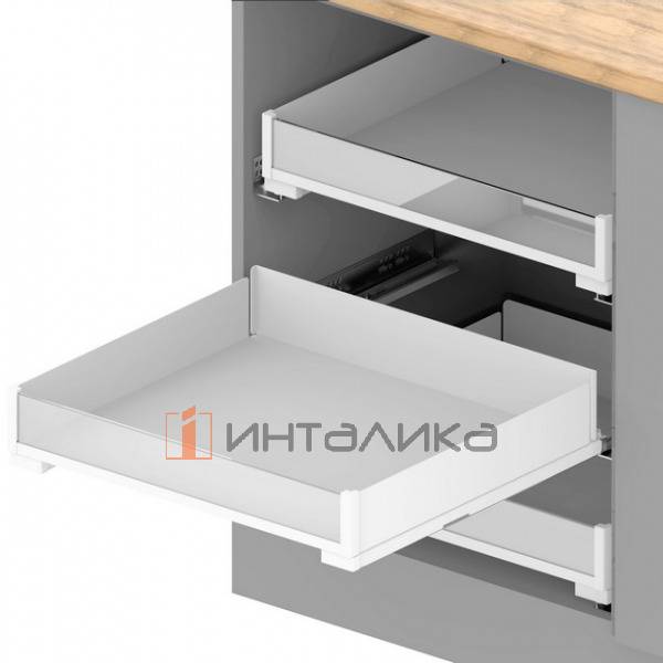 Внутренний ящик Rejs Maxima Puro в корпус 900, H80, NL480, G40, белый матовый/прозрачный – 2