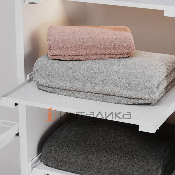 Выдвижная полка Rejs Maxima Puro в корпус 900, H50, NL480, G40, белый матовый – 3