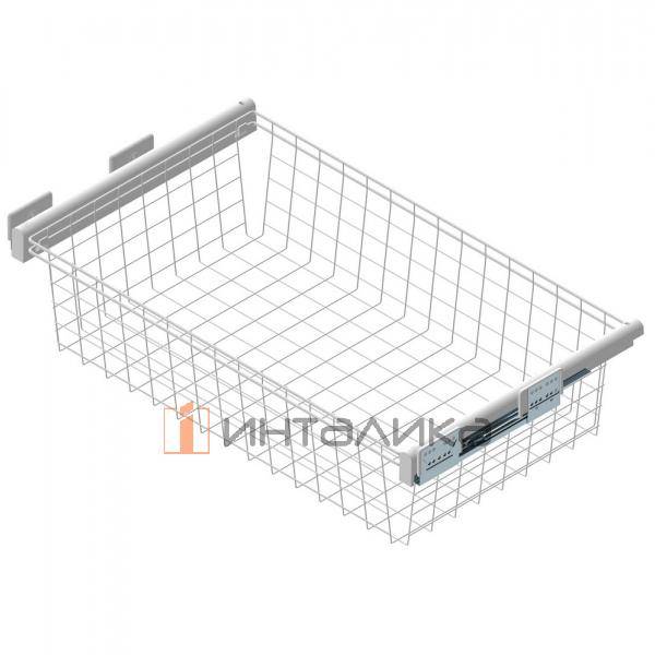 Выдвижная корзина для белья Rejs Variant Multi в корпус 700, 663х490х225, G15, белый матовый – 2