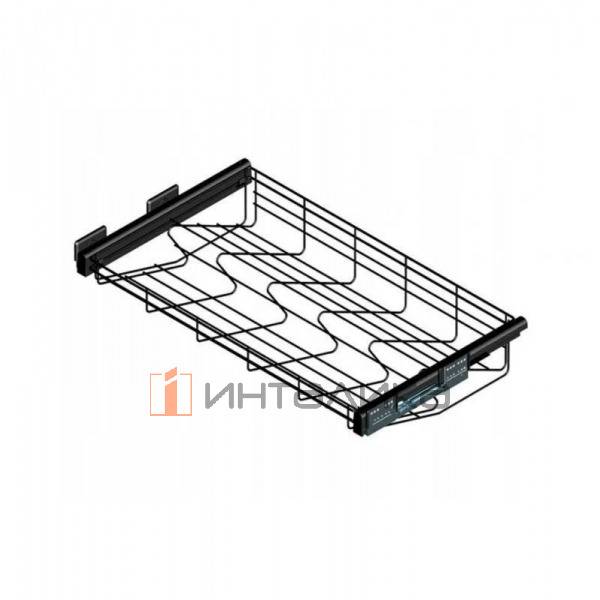 Выдвижная корзина для обуви Rejs Variant Multi в корпус 900, 864х490х160, G15, черный матовый – 2