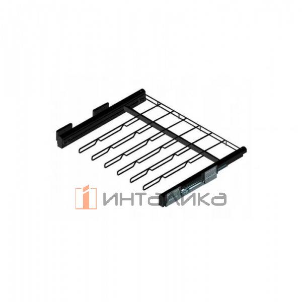 Выдвижная вешалка для брюк Rejs Variant Multi в корпус 900, 863х490х70, G15, черный матовый – 2