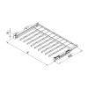 Превью Выдвижная вешалка для брюк Rejs Variant Multi в корпус 700, 663х490х70, G15, черный матовый – 3