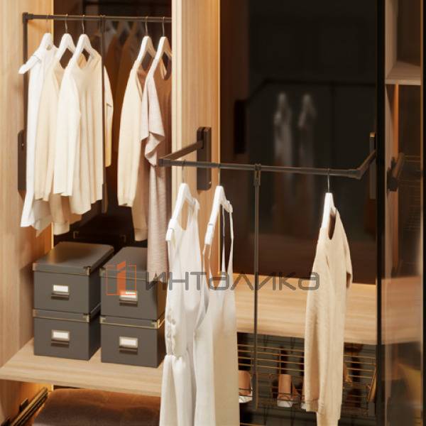 Телескопический пантограф Rejs Lifter Plus 660-890, черный – 4