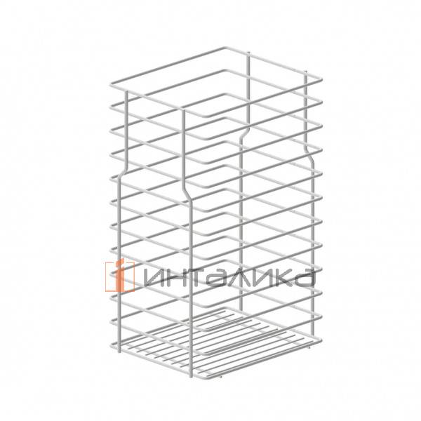 Выдвижная нижняя одноуровневая корзина Rejs Cargo mini Variant Multi 400, крепление к фасаду, L300, белый – 3