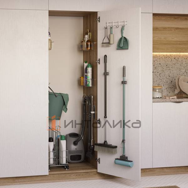 Корзина для моющих средств Rejs, оцинк – 4