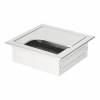 Превью Пропуск кабеля квадратный Rejs Docher, 80х80, белый – 1