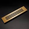 Превью Вентиляционная решетка Rejs, 245x60 мм, алюминий, золото матовое – 1