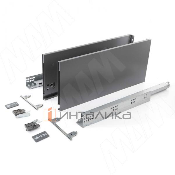 Комплект ящика LS BOX PRO, плавное закрывание, NL500, H200, графит – 2