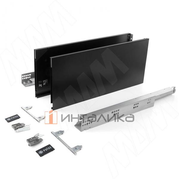 Комплект ящика LS BOX PRO, плавное закрывание, NL450, H200, черный – 2