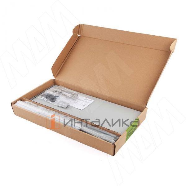 Комплект ящика LS BOX PRO, открывание от нажатия, NL500, H200, серый металлик – 4