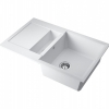 Превью Мойка Omoikiri SAKAIME 78-2 Tetogranit, 600, накладная, белый – 1