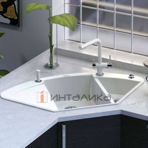 Мойка Omoikiri SAKAIME 105C Tetogranit, 900х900, накладная, leningrad grey – 4