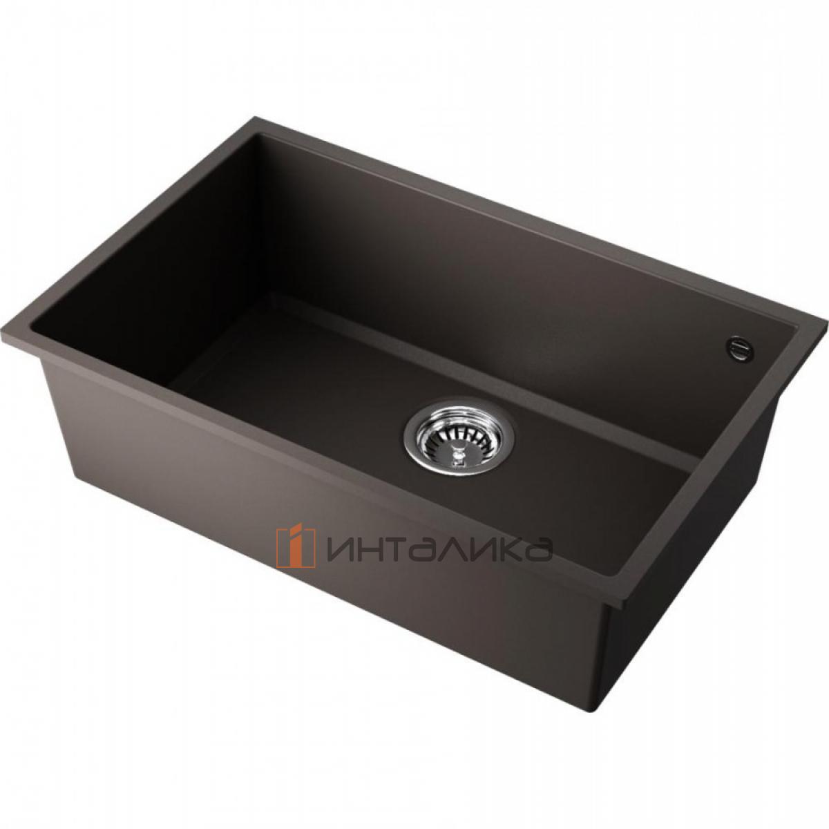 Мойка Omoikiri TEDORI 66-U Tetogranit, 800, под столешницу, espresso