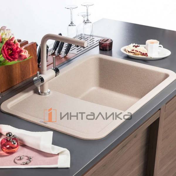 Мойка Omoikiri TASOGARE 78 Artgranit, 500, накладная, черный – 3