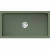 Превью Мойка Omoikiri MIKURA 76 Natceramic, 800, фронтальная, olive – 1