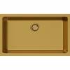 Превью Мойка Omoikiri OKINOSHIMA 76-U/I Natceramic, 800, под столешницу, золото матовое – 1
