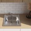 Превью Мойка Omoikiri Saru 50 нержавеющая сталь, 500, накладная, нержавеющая сталь – 4