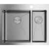 Превью Мойка Omoikiri Akisame 60-2 L нержавеющая сталь, 600, накладная, нержавеющая сталь – 1