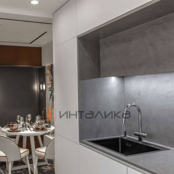 Мойка Omoikiri Akisame 59 нержавеющая сталь, 600, накладная, графит – 3