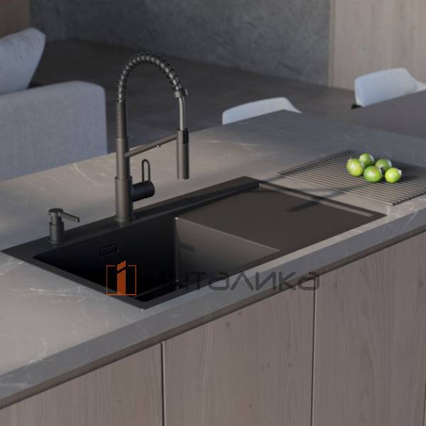 Мойка Omoikiri Akisame 86 Side L нержавеющая сталь, 600, накладная, нержавеющая сталь – 3