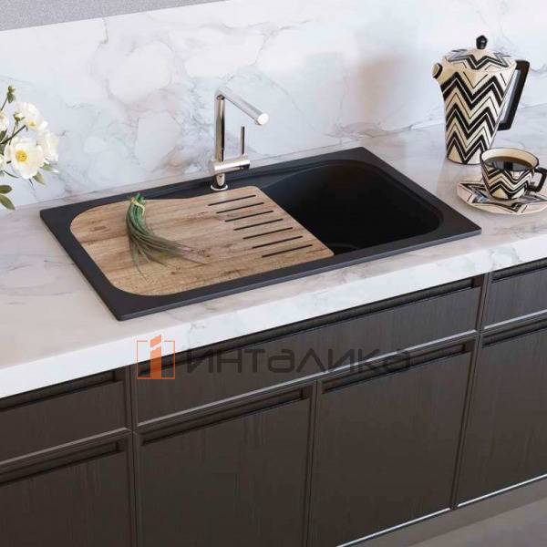 Смеситель Omoikiri AKASHI однорычажный, с выдвижным шлангом, хром – 3