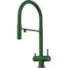 Превью Смеситель Omoikiri KANTO однорычажный, с выводом питьевой воды, с гибким шлангом, royal green матовый – 1