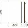Превью Разделочная доска Omoikiri для моек Sintesi-S, 220х376 мм, пластик, wood – 2