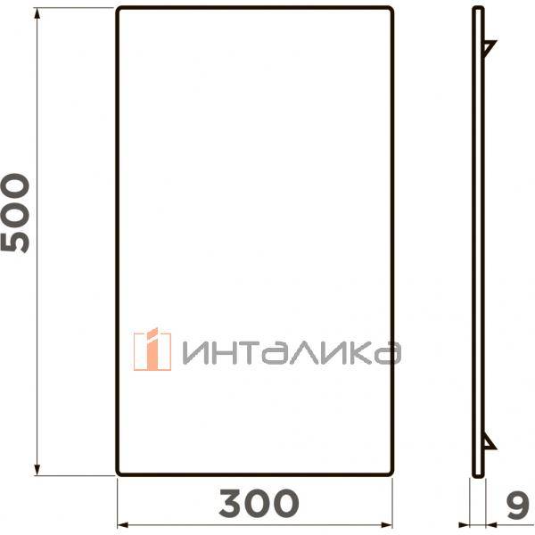 Разделочная доска Omoikiri для моек Sintesi-L, 300х500 мм, пластик, графит – 2