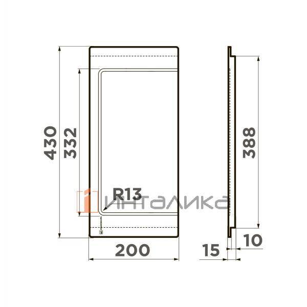 Разделочная доска Omoikiri, 200х430 мм, дерево, венге – 2