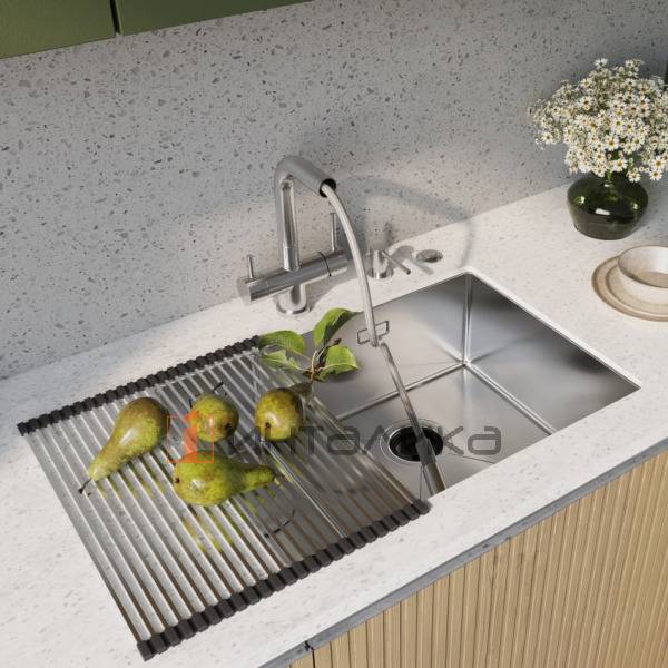 Ролл-мат для моек Omoikiri ROLL-02, 425х354 мм, нержавеющая сталь – 3