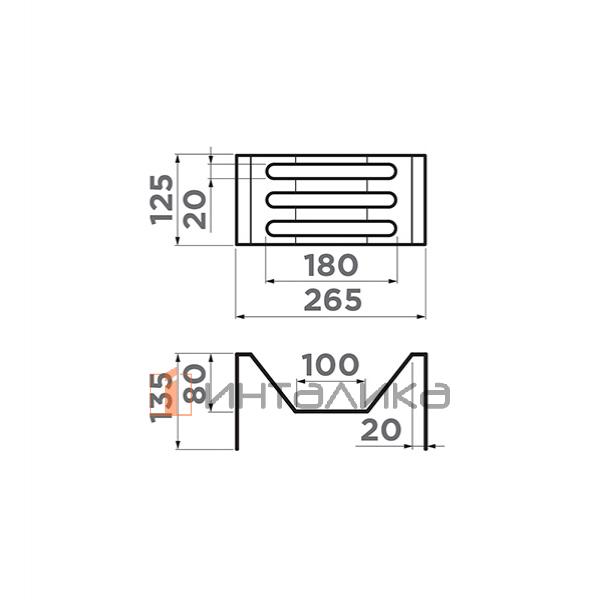 Подставка-сушка для тарелок Omoikiri, для сушек DRY-01 / DRY-02, нержавеющая сталь – 2