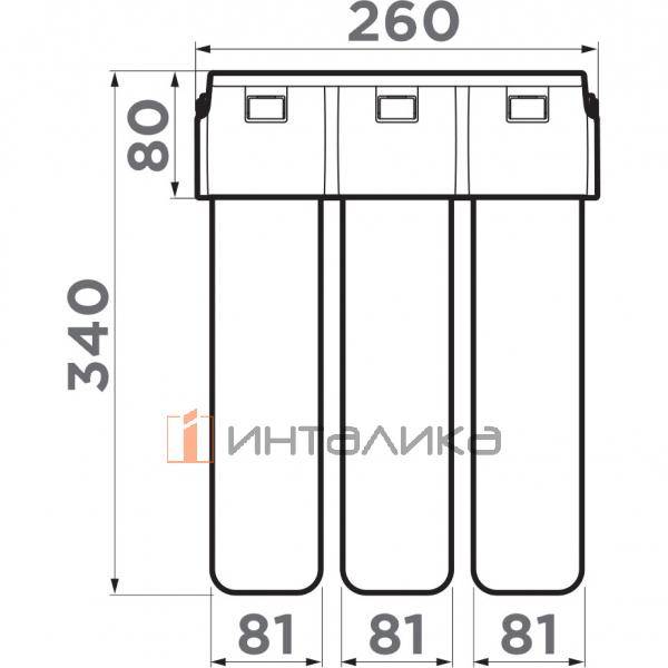 Комплект Omoikiri Nagano P с фильтром Pure Drop Lite для кухни, ваниль – 3