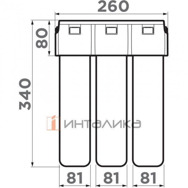 Комплект Omoikiri Nagano с фильтром Pure Drop Lite для кухни, светлое золото – 3
