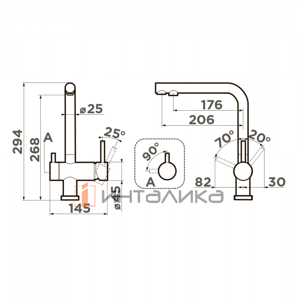 Комплект Omoikiri Nagano с фильтром Pure Drop Lite для кухни, вороненая сталь – 2