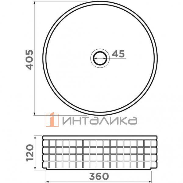Раковина Omoikiri Akira Natceramic для ванной, черный – 4