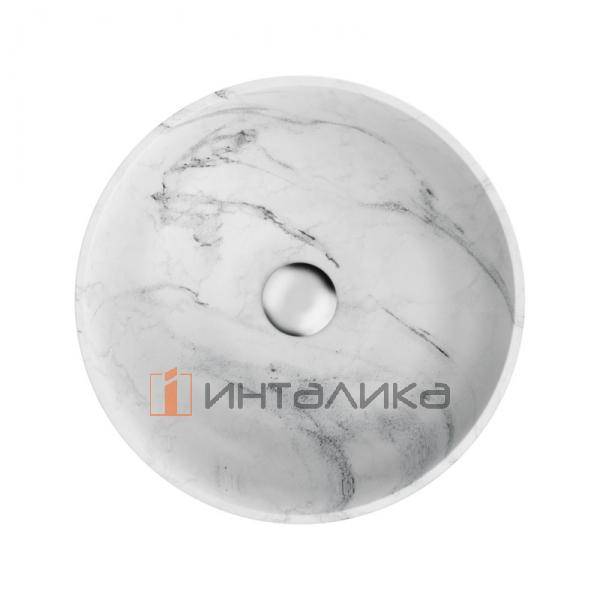 Раковина Omoikiri Hitomi Natceramic для ванной, белый мрамор – 2