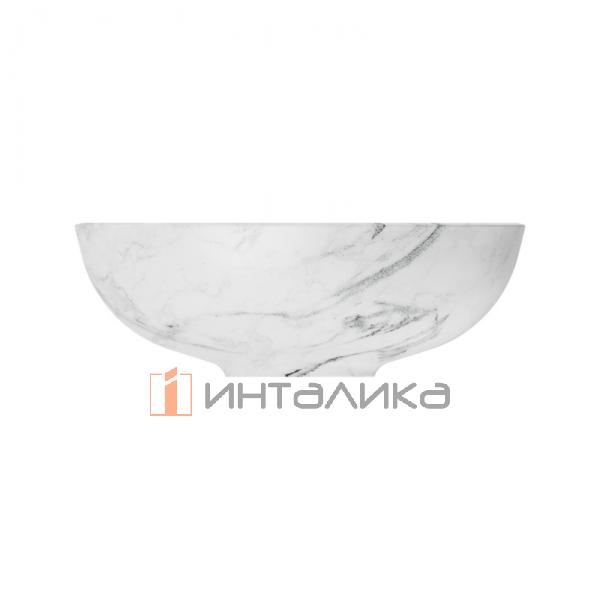 Раковина Omoikiri Hitomi Natceramic для ванной, белый мрамор – 3