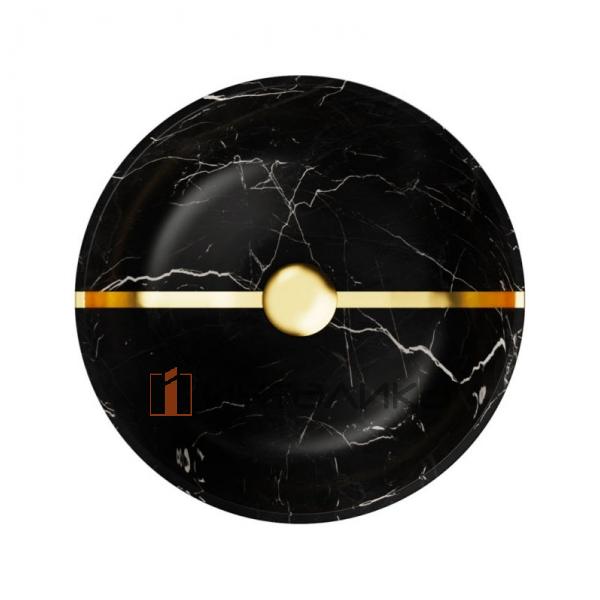 Раковина Omoikiri Hitomi Natceramic для ванной, черный мрамор – 2