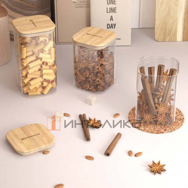Набор банок Omoikiri Home для сыпучих продуктов – 3