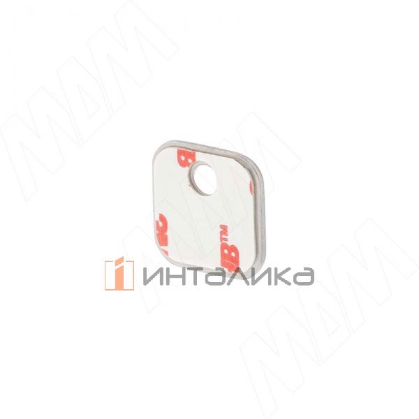 K-PUSH TECH ответная планка квадратная универсальная, никель – 2