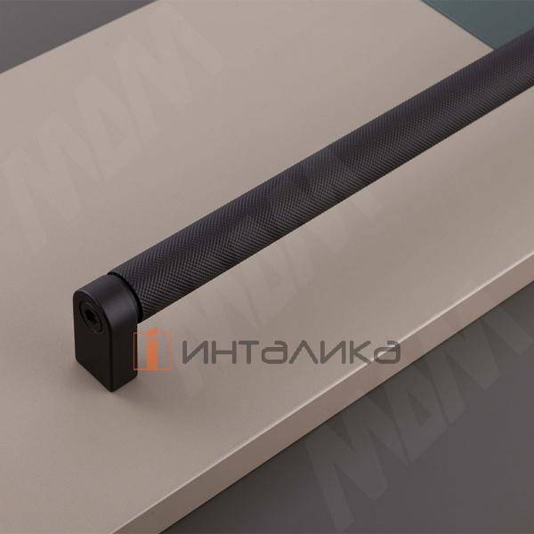 Ручка-рейлинг 320мм черный матовый – 4