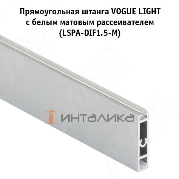 Рассеиватель матовый для профиля под светодиодную ленту шириной 5мм, L-3000 – 2